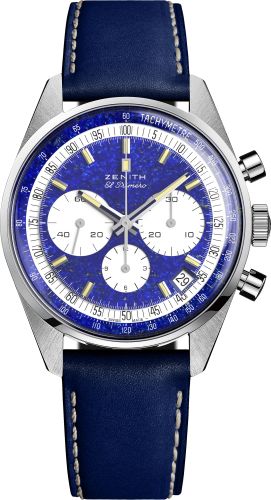 Zenith El Primero A386 Platinum / Lapis Lazuli / Phillips
